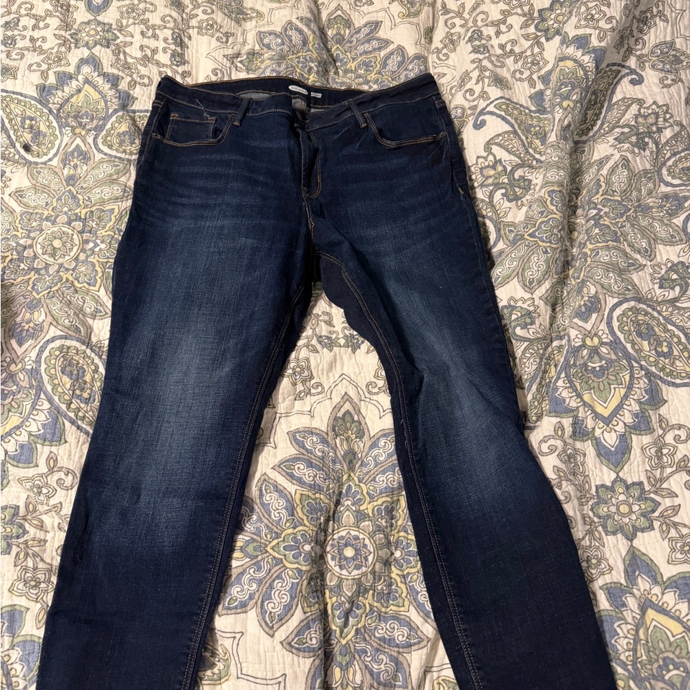 Old Navy Dark Blue Women's Skinny Jeans